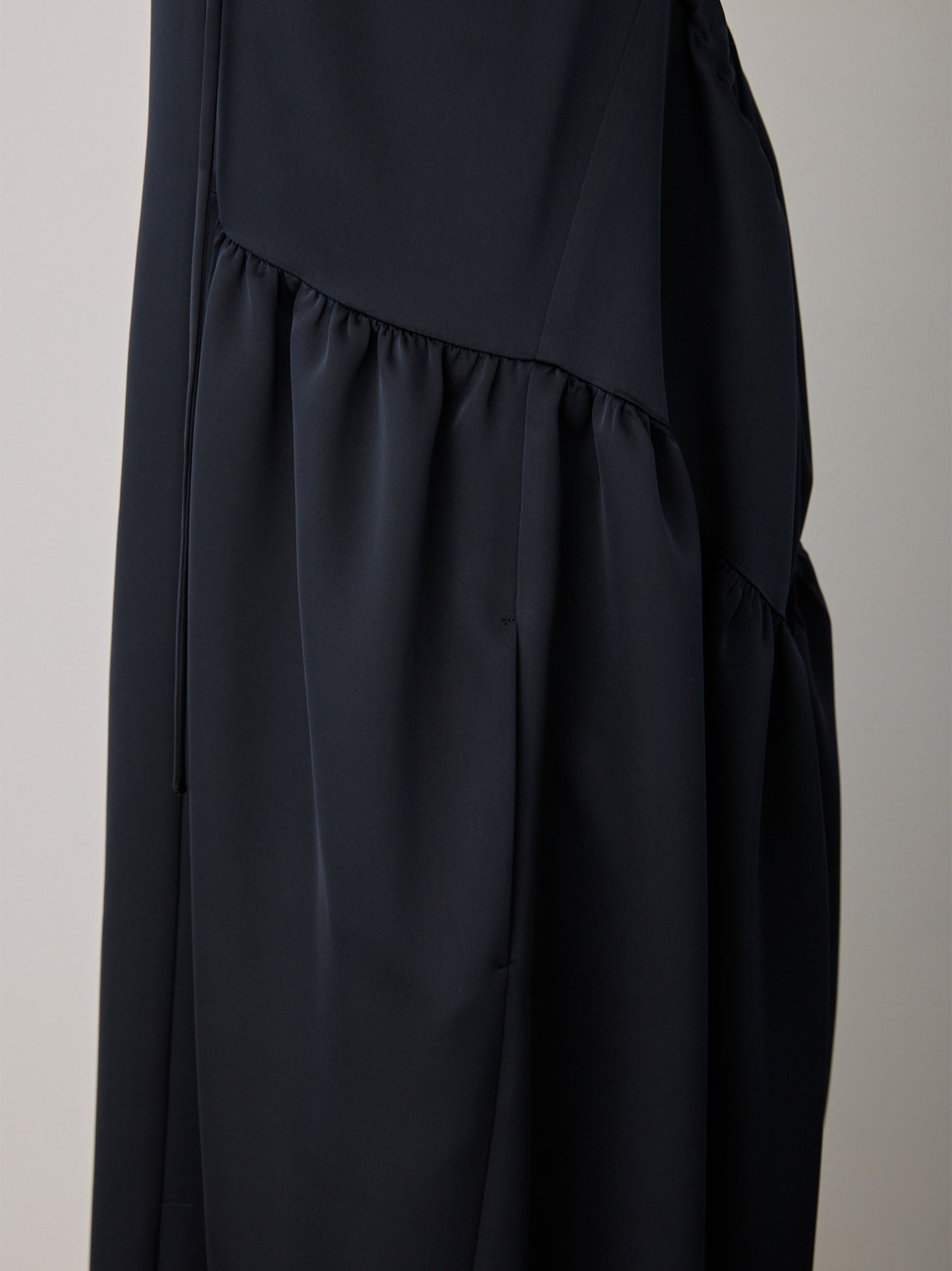 【予約】cross ribbon gather dress
