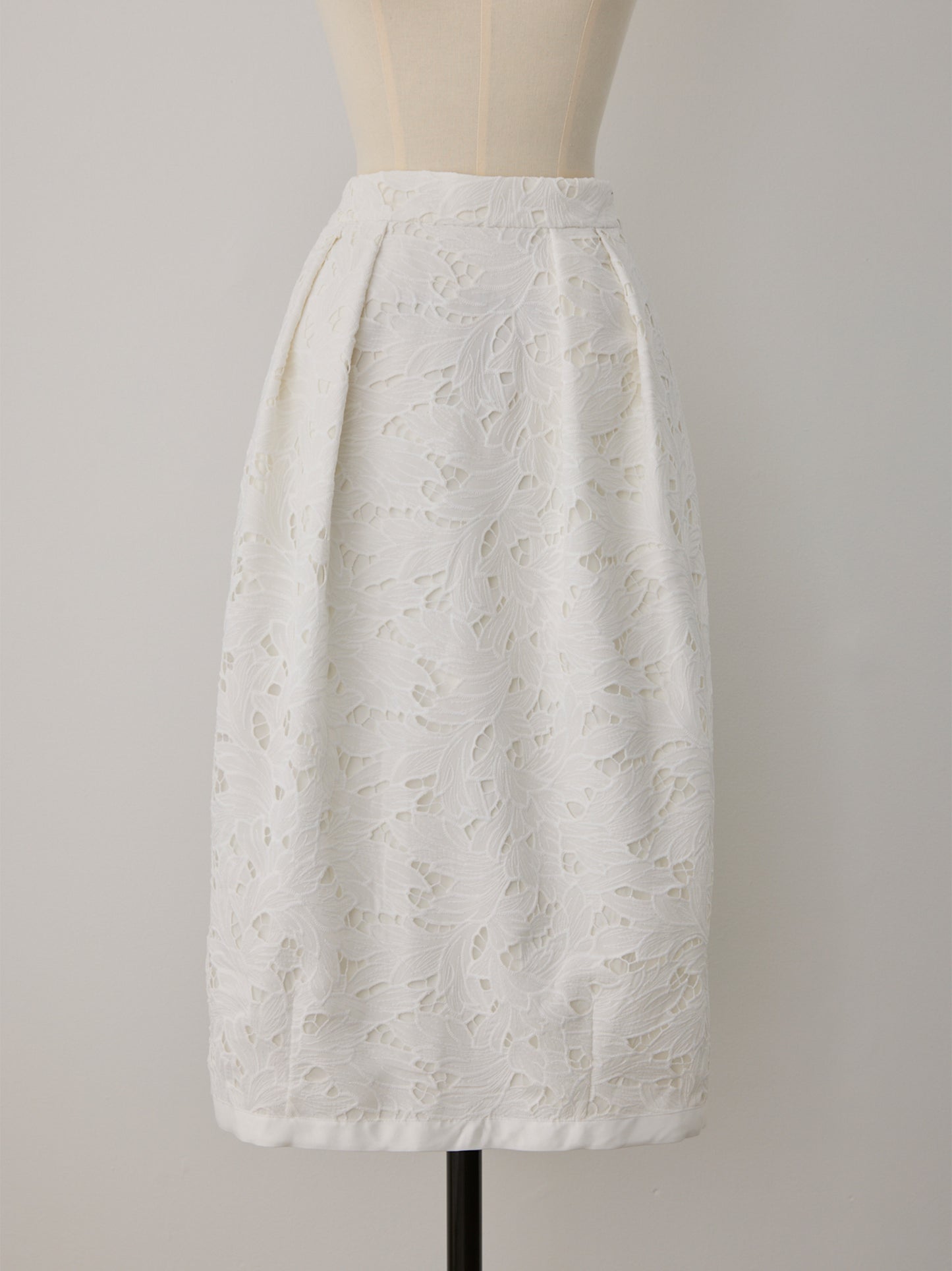 layered lace cocoon skirt