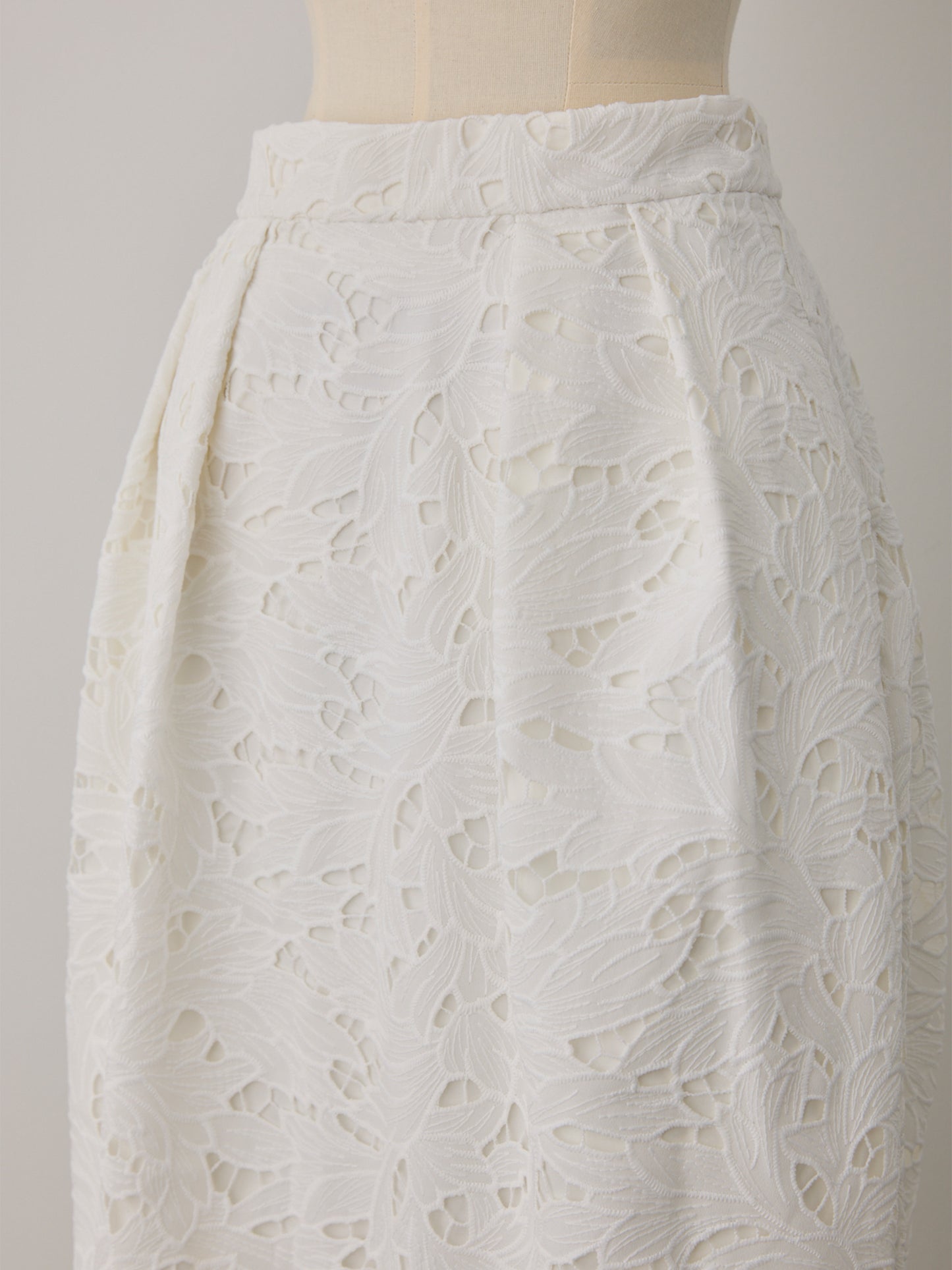 layered lace cocoon skirt