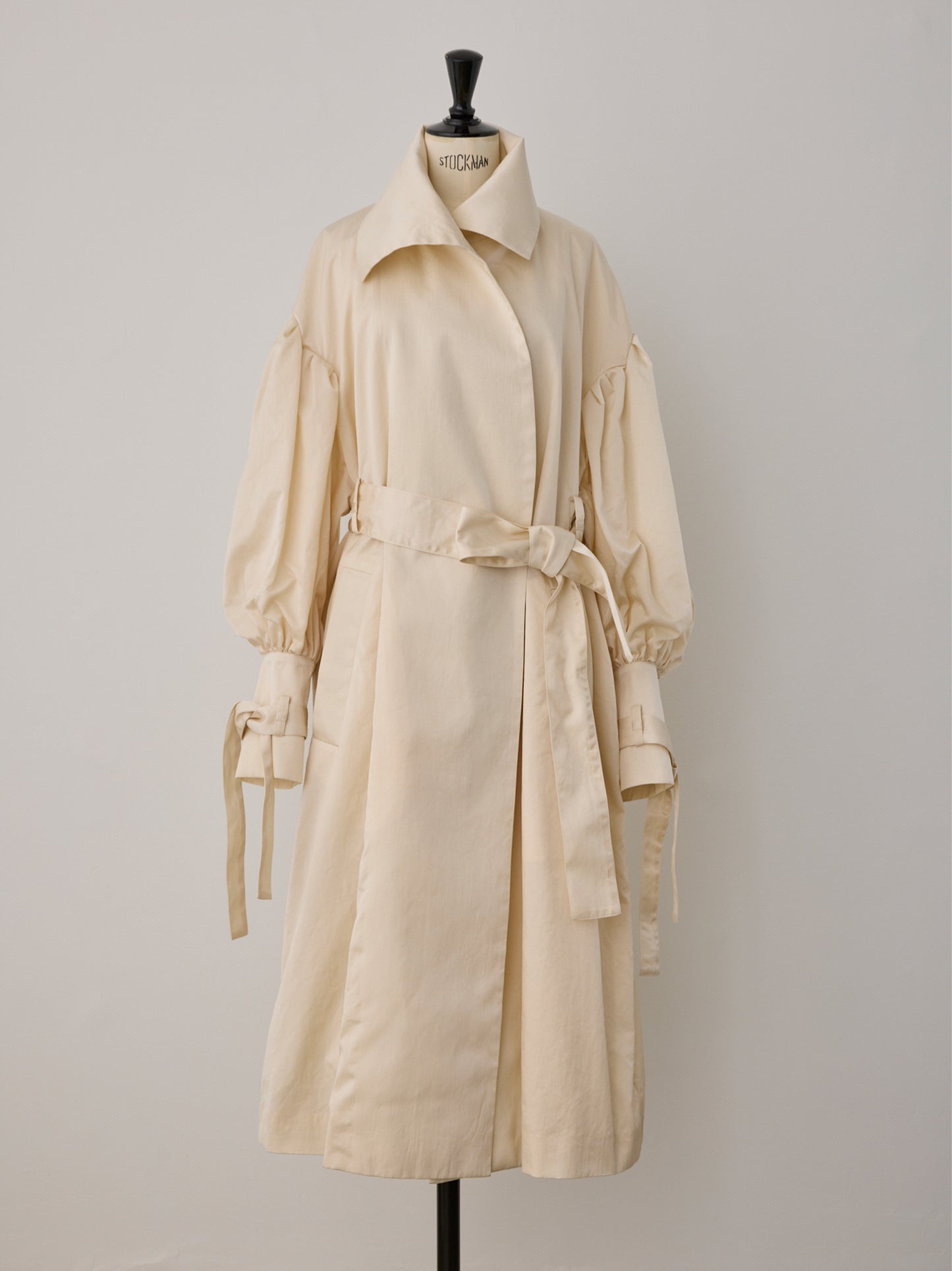 flower sleeve over coat