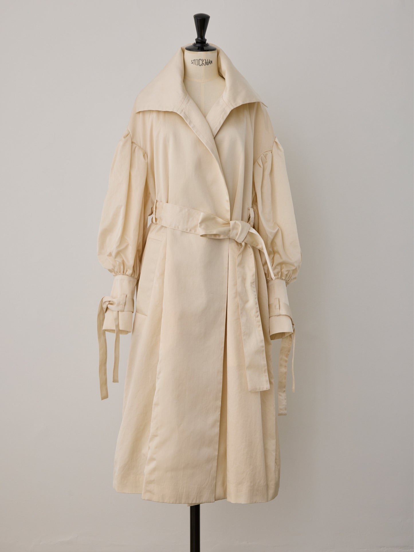 flower sleeve over coat