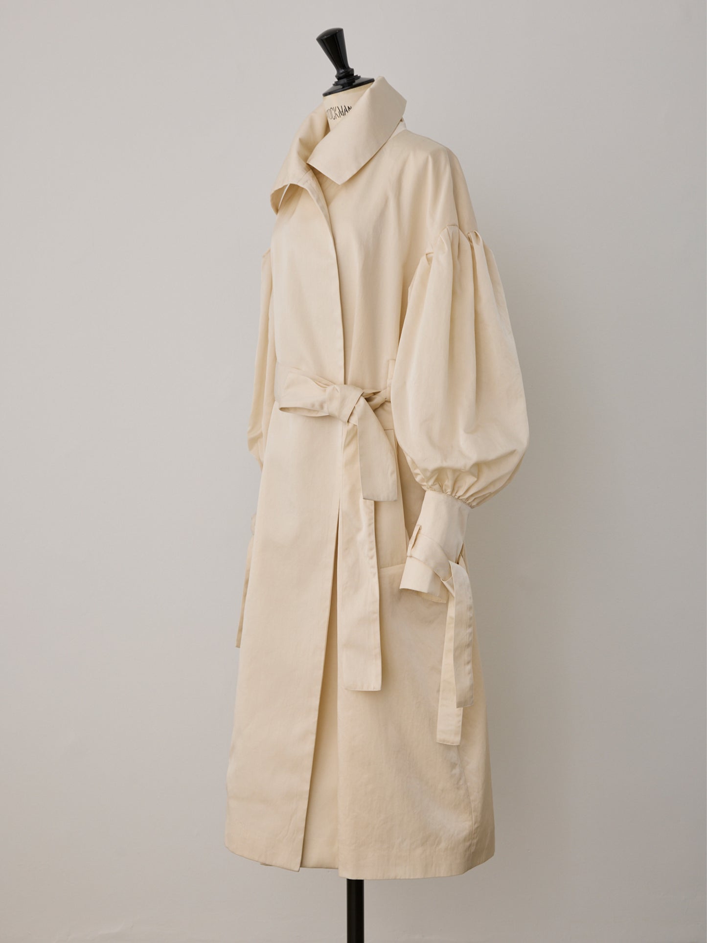 flower sleeve over coat