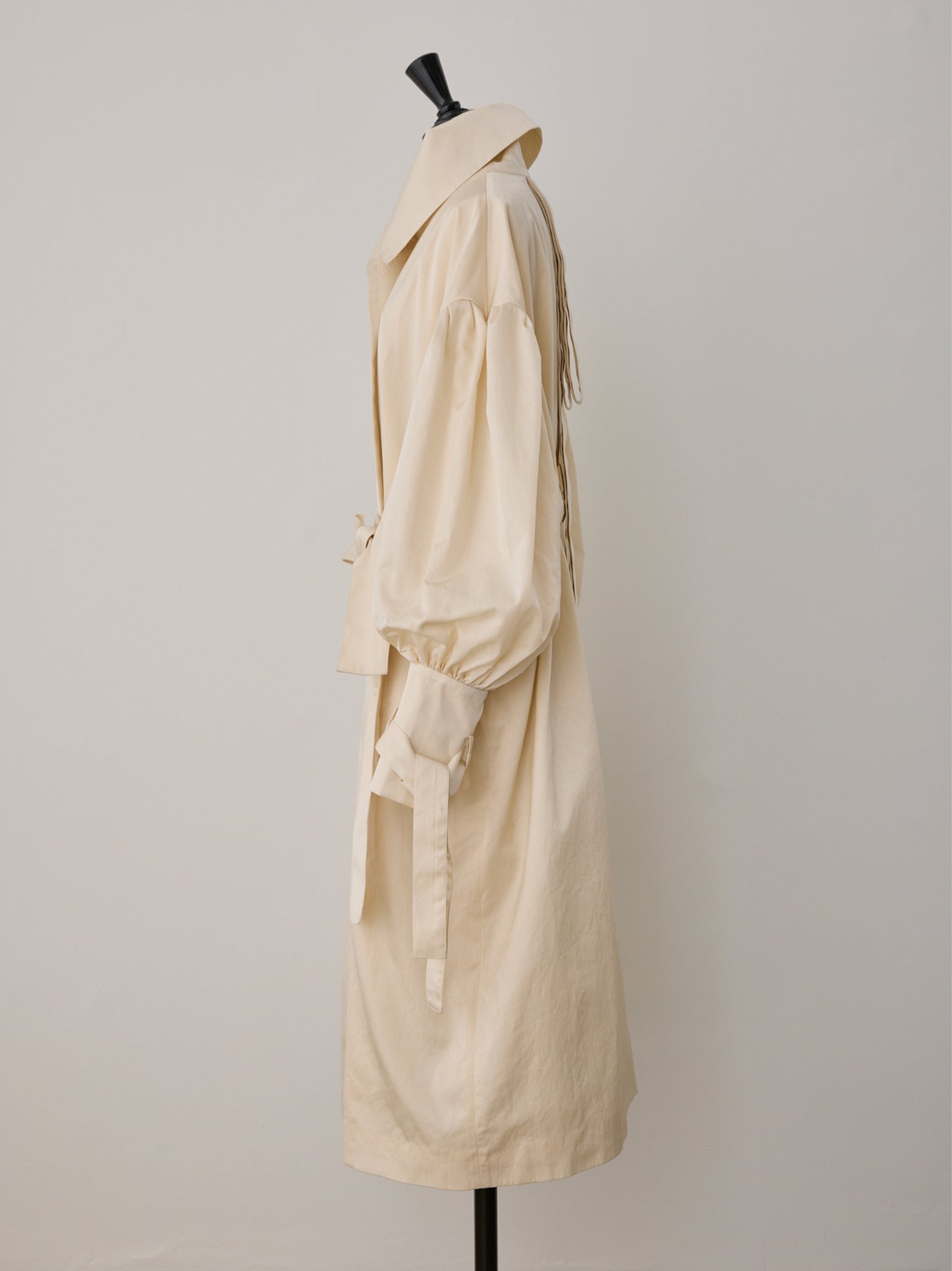 flower sleeve over coat