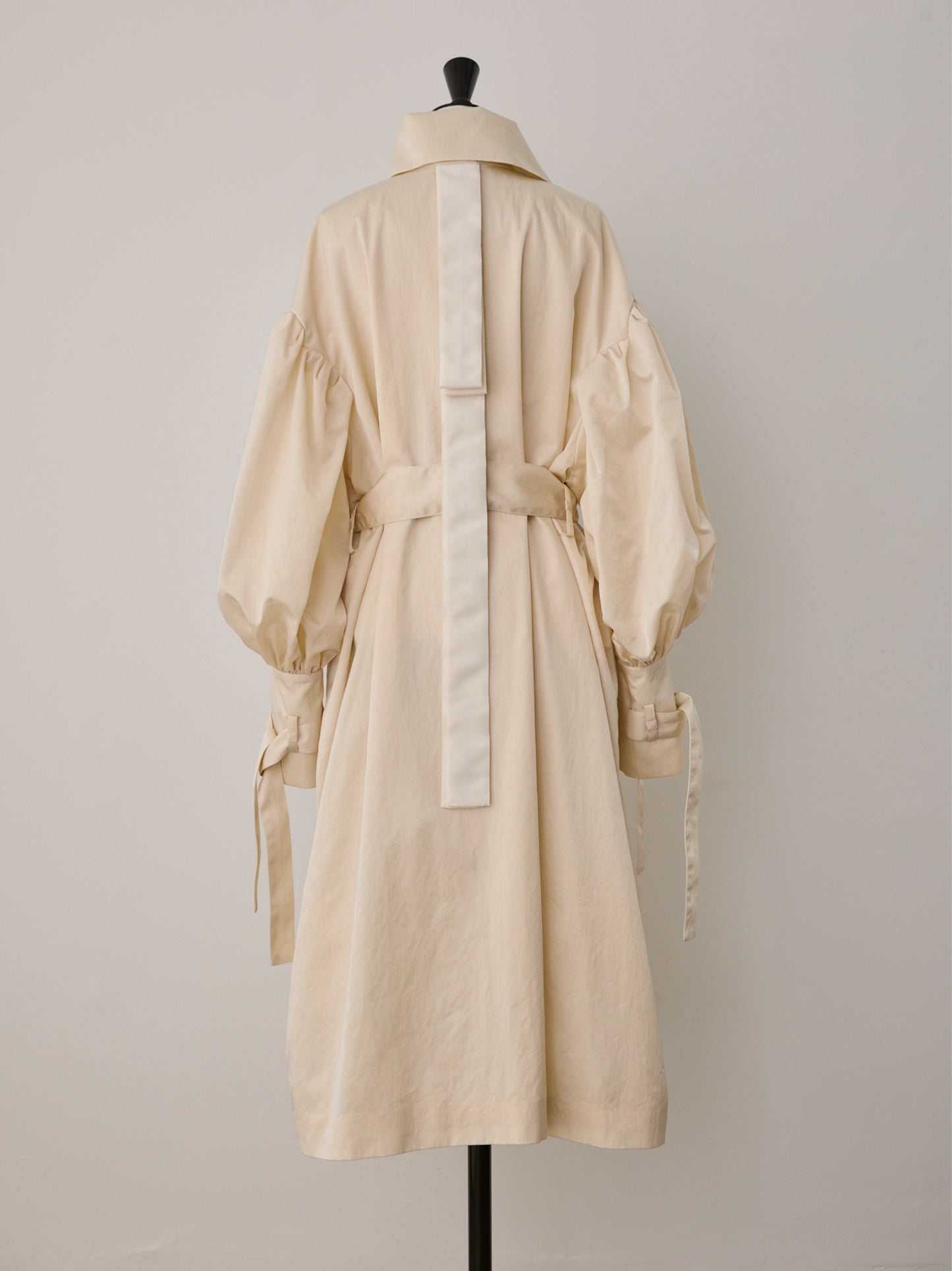 flower sleeve over coat