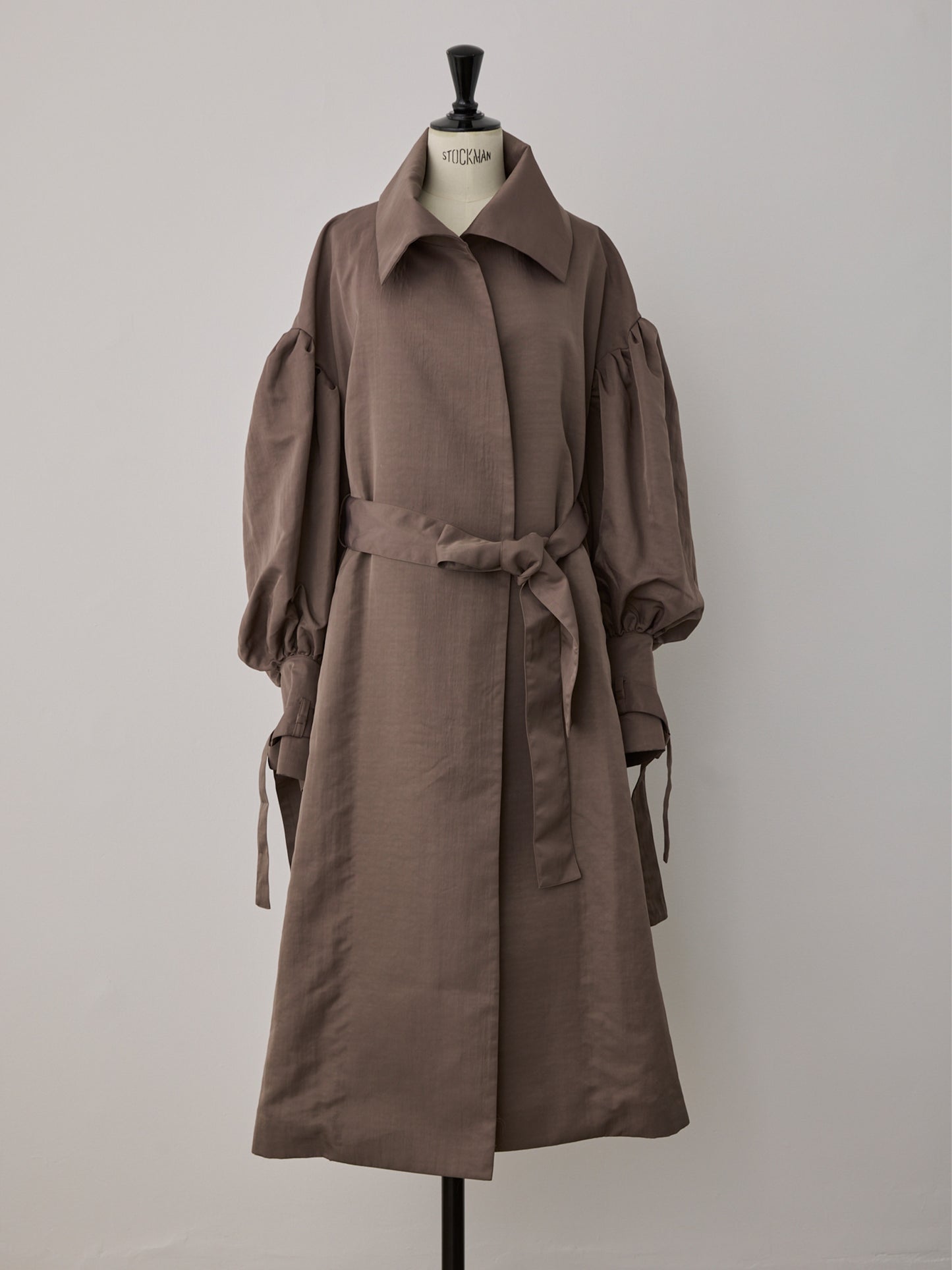 flower sleeve over coat