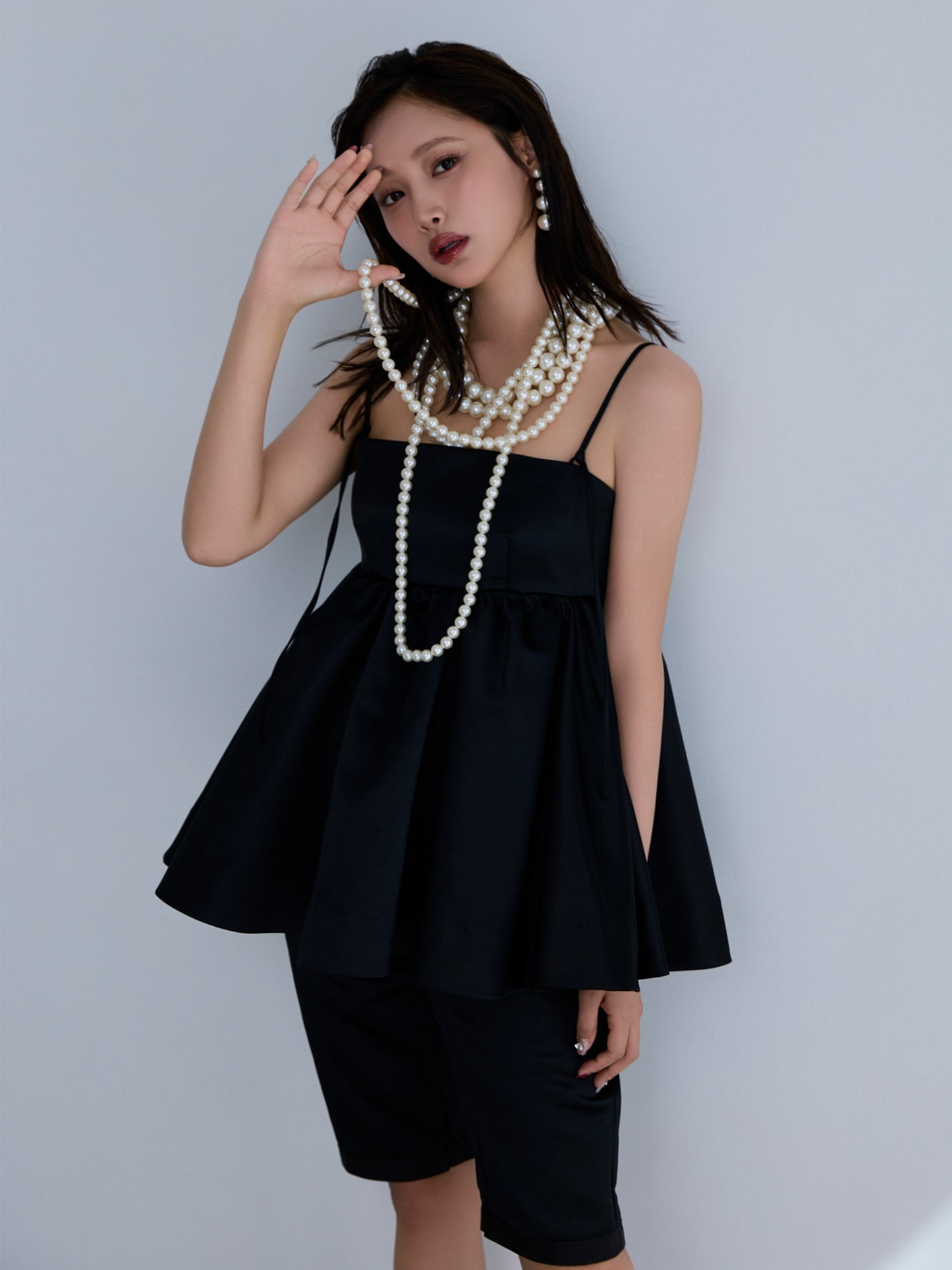 constructive matt satin camisole