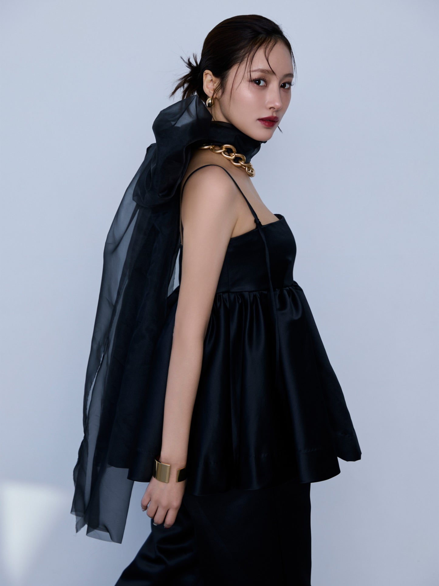 constructive matt satin camisole