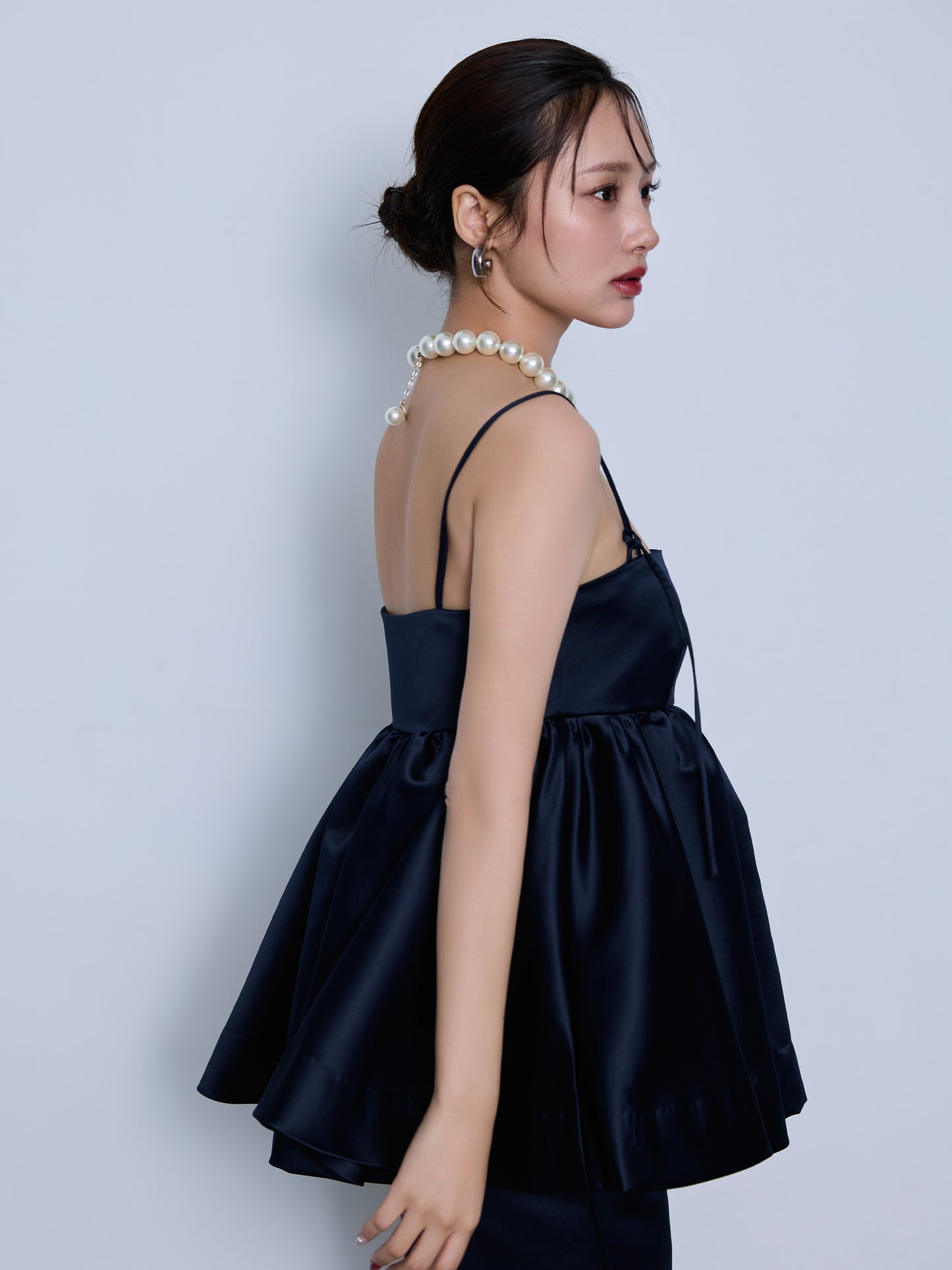 constructive matt satin camisole
