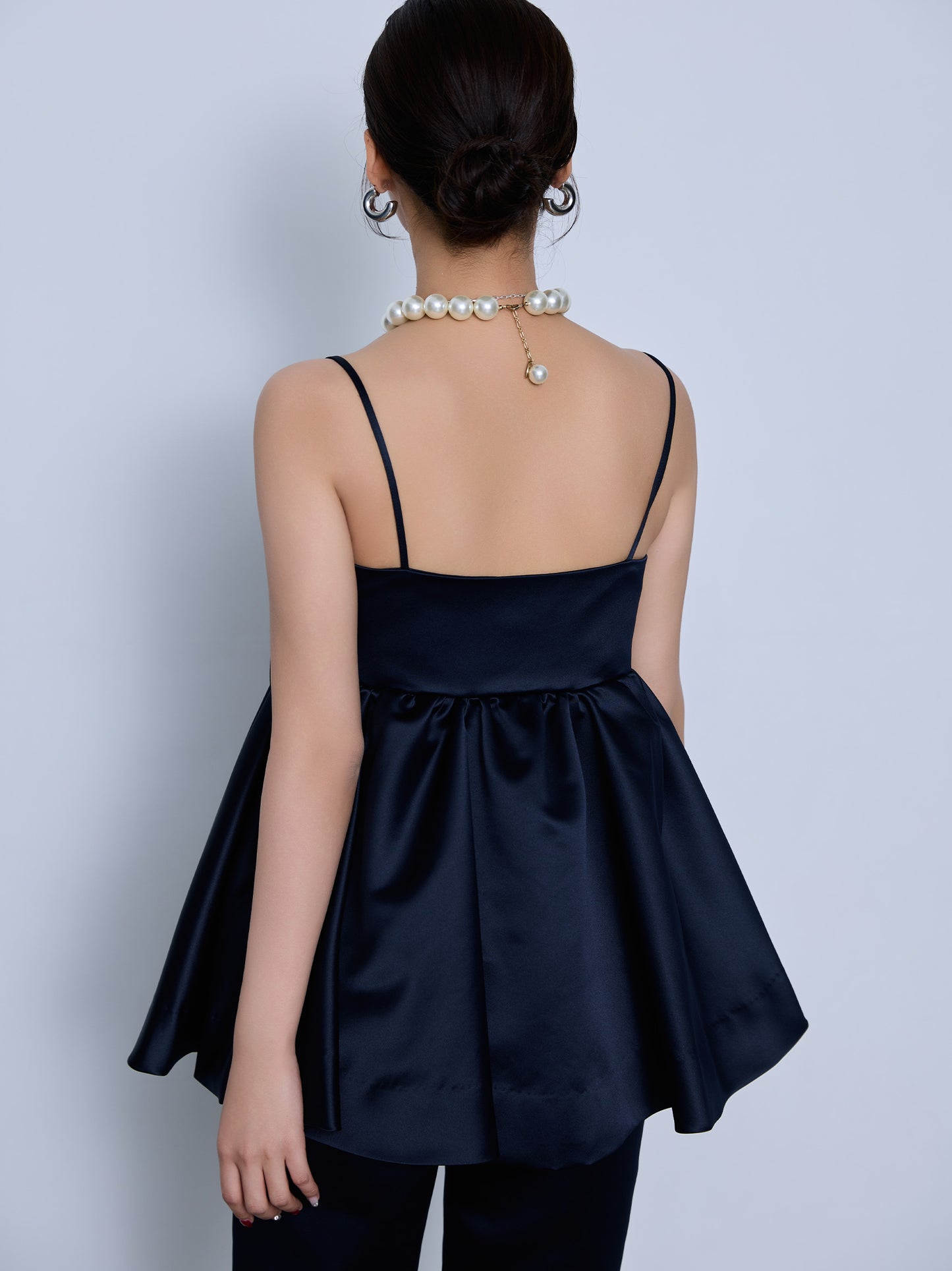 constructive matt satin camisole