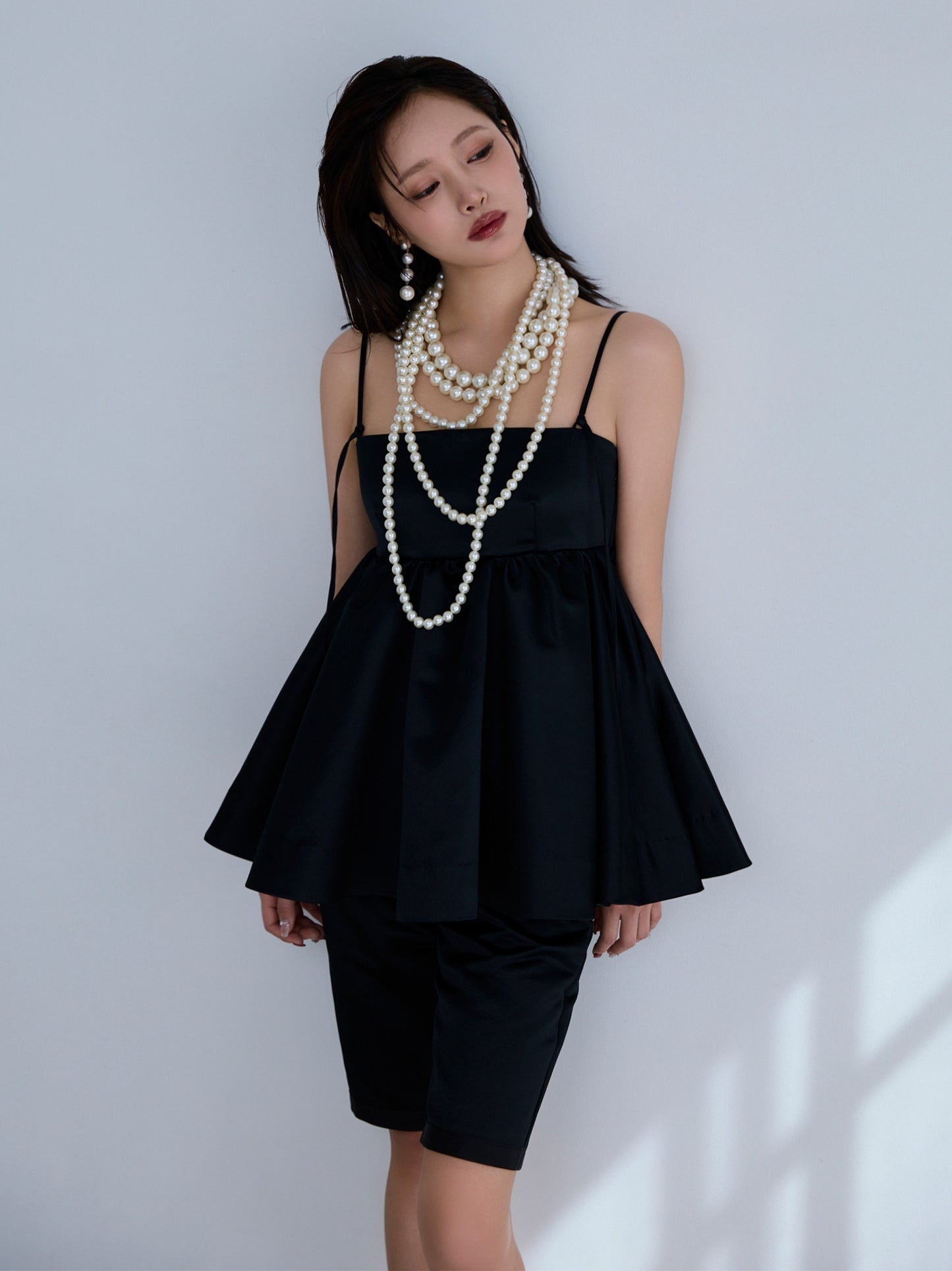 constructive matt satin camisole