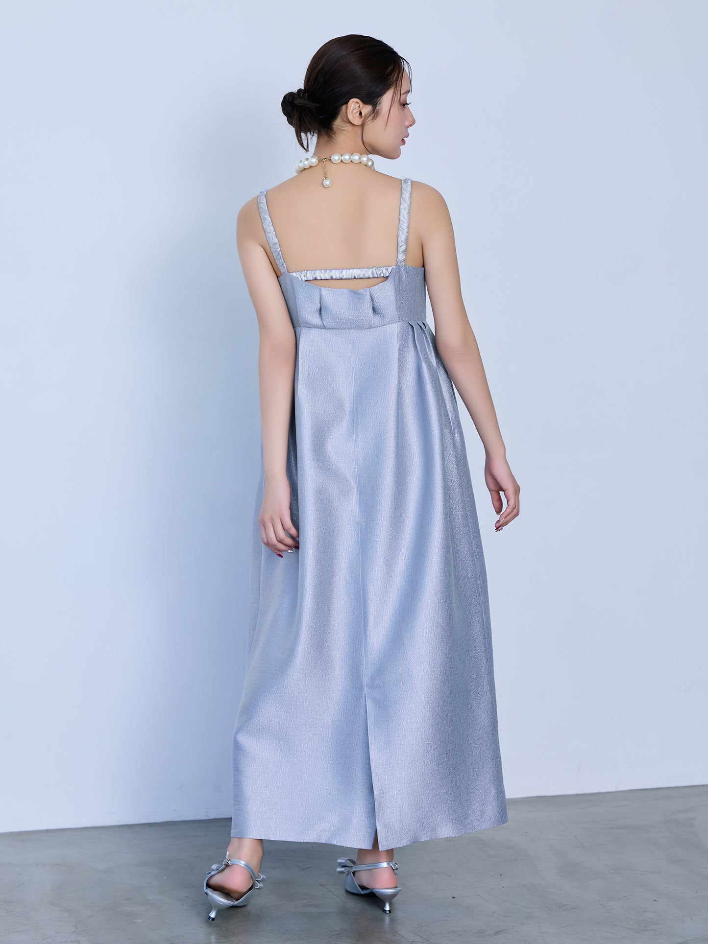 shimmer pencil line dress