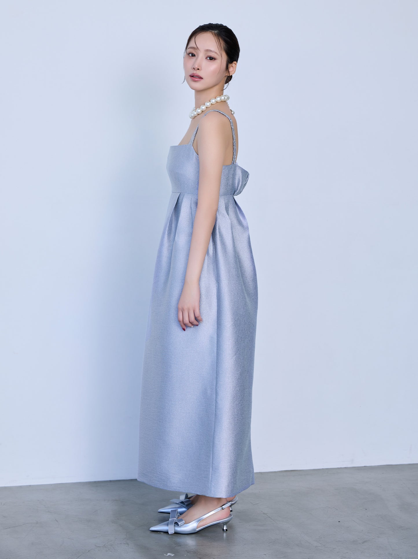 shimmer pencil line dress