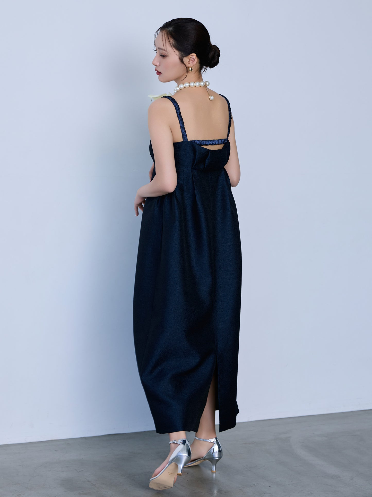 shimmer pencil line dress