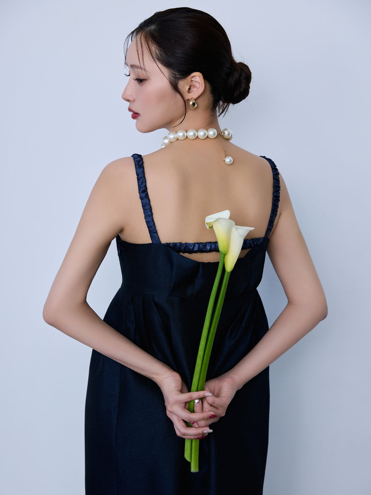 shimmer pencil line dress