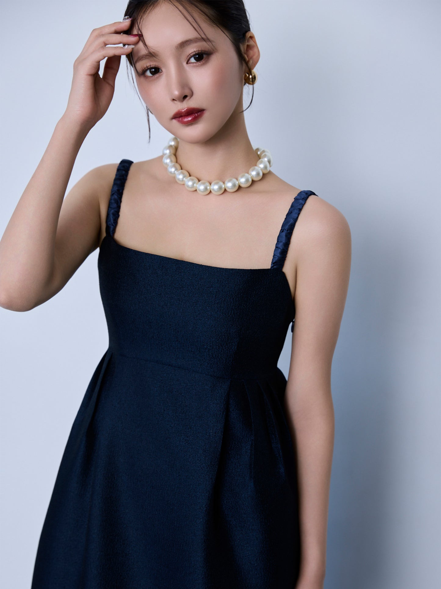 shimmer pencil line dress