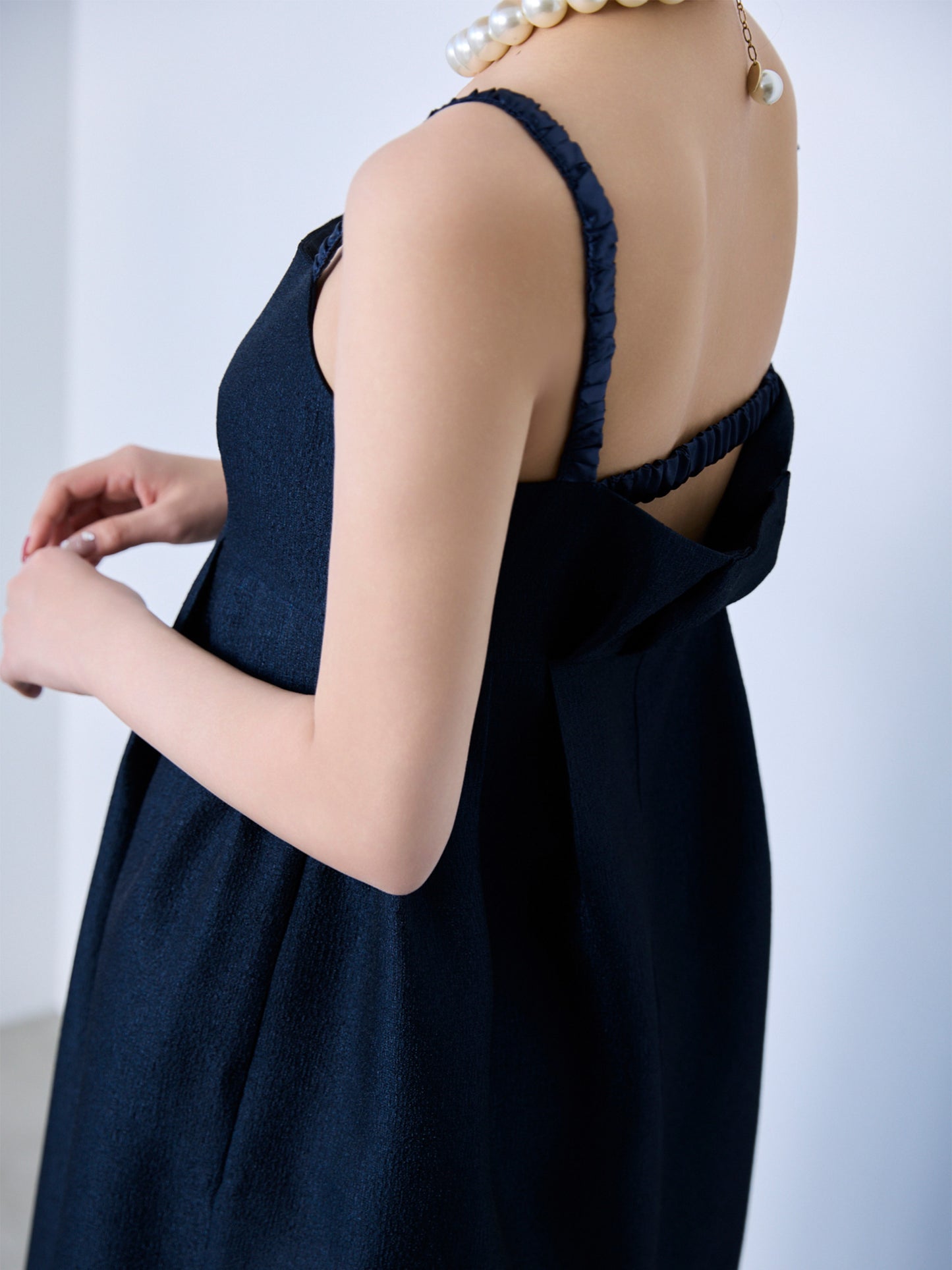 shimmer pencil line dress