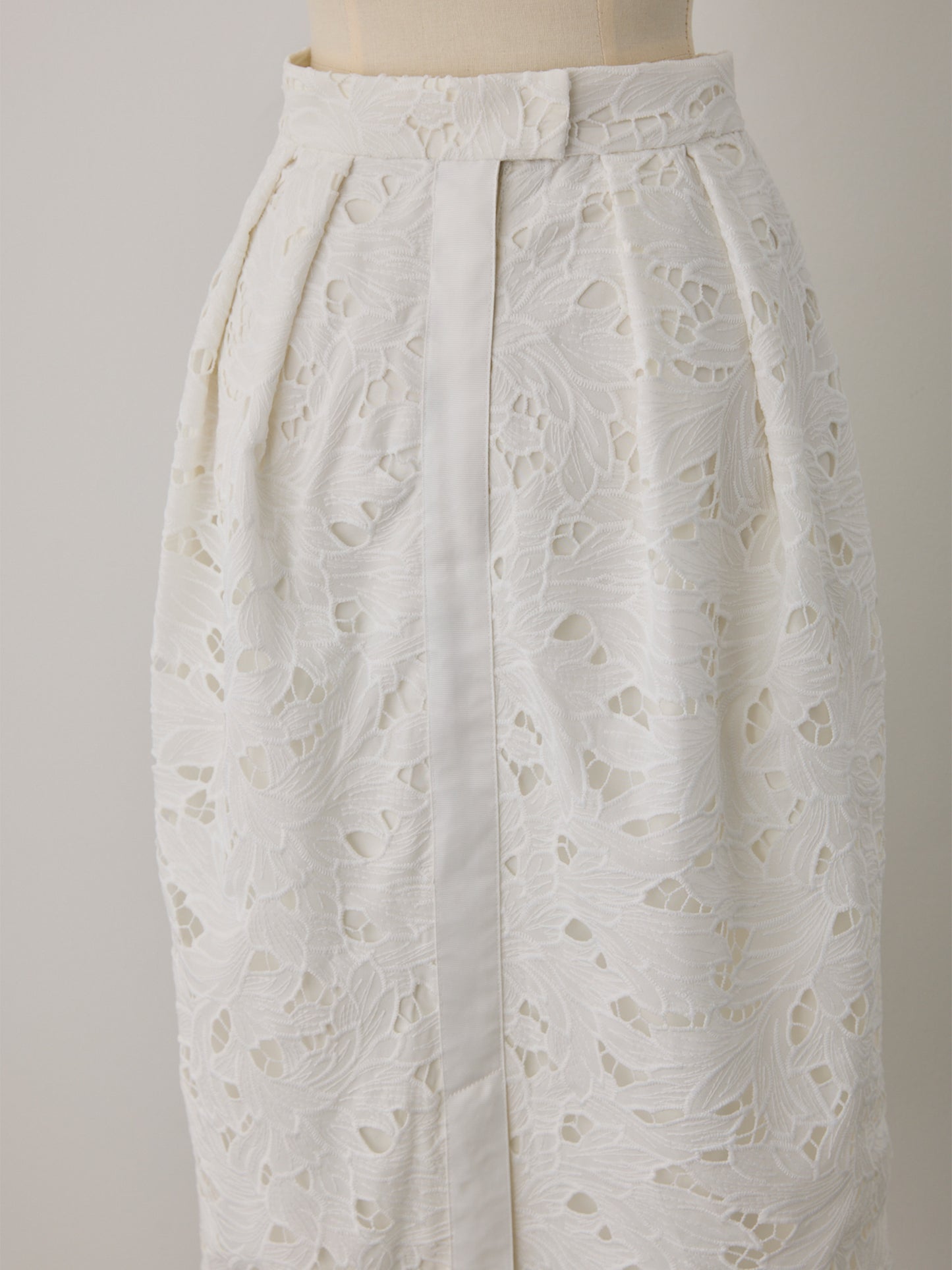 layered lace cocoon skirt