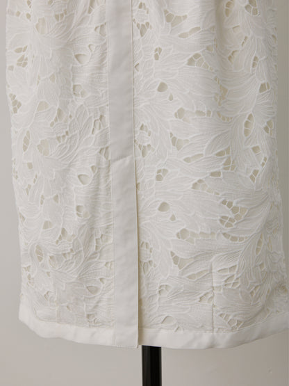layered lace cocoon skirt