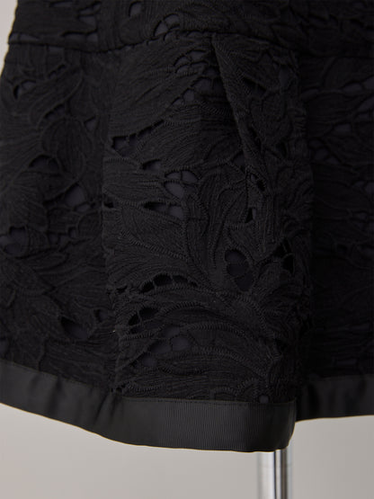 layered lace sleeveless blouse