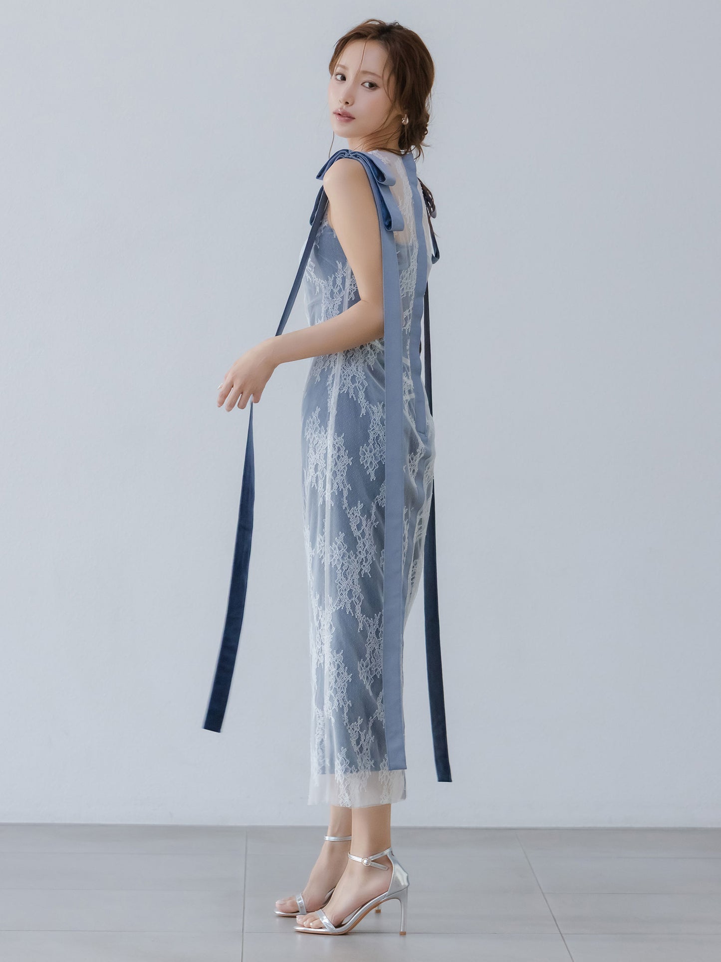 Serenade Ribbon Lace Dress