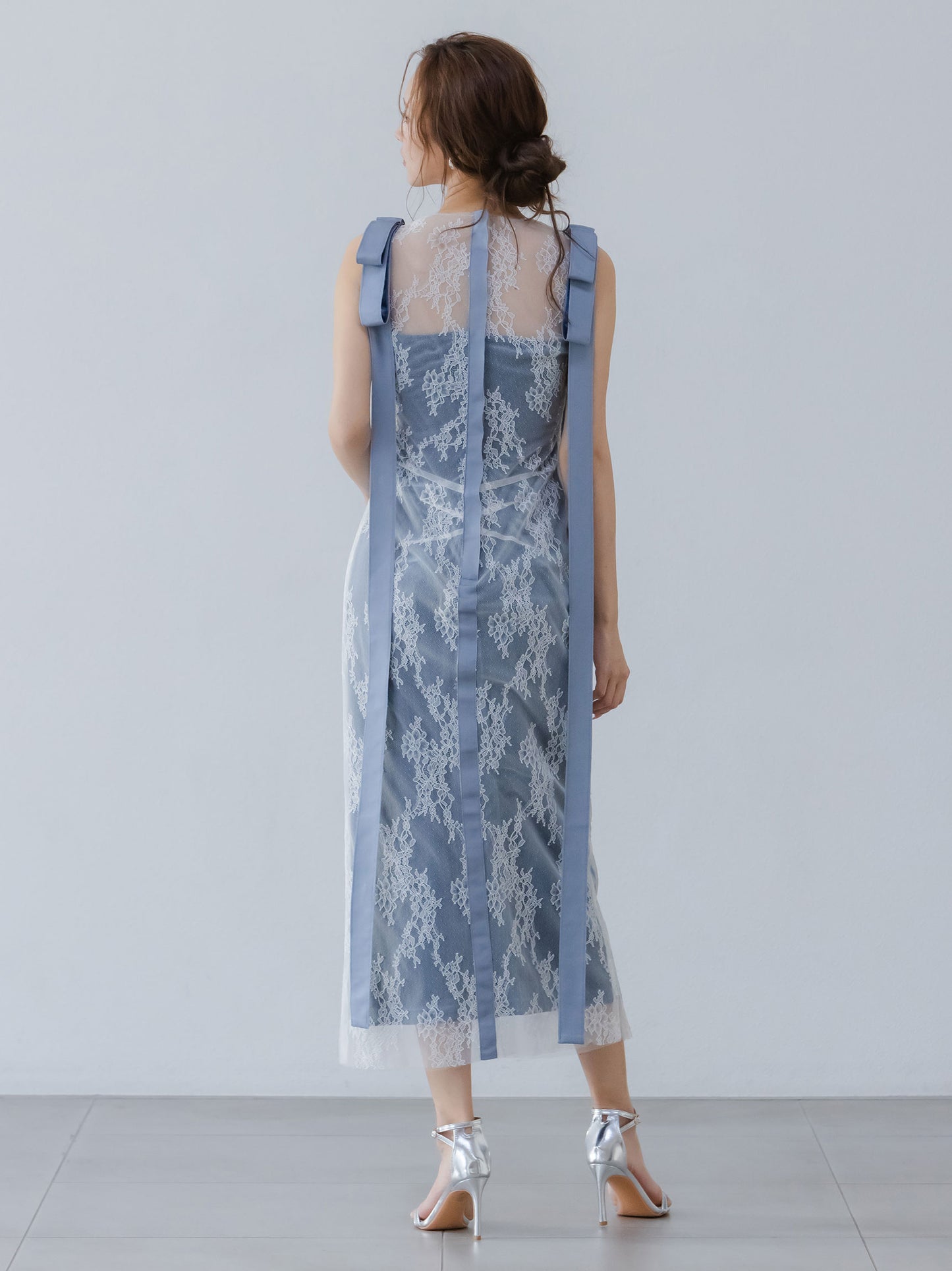 Serenade Ribbon Lace Dress