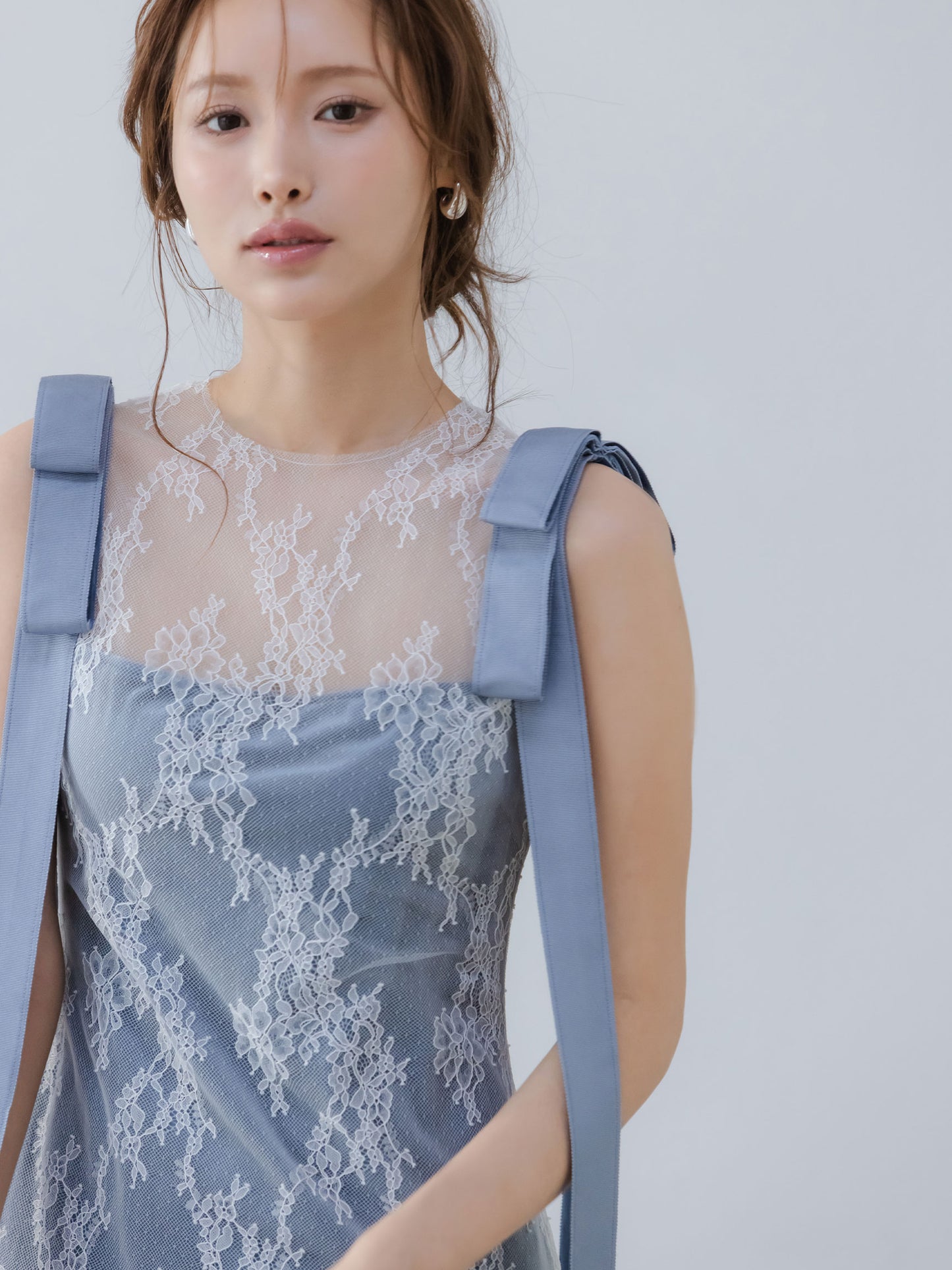 Serenade Ribbon Lace Dress