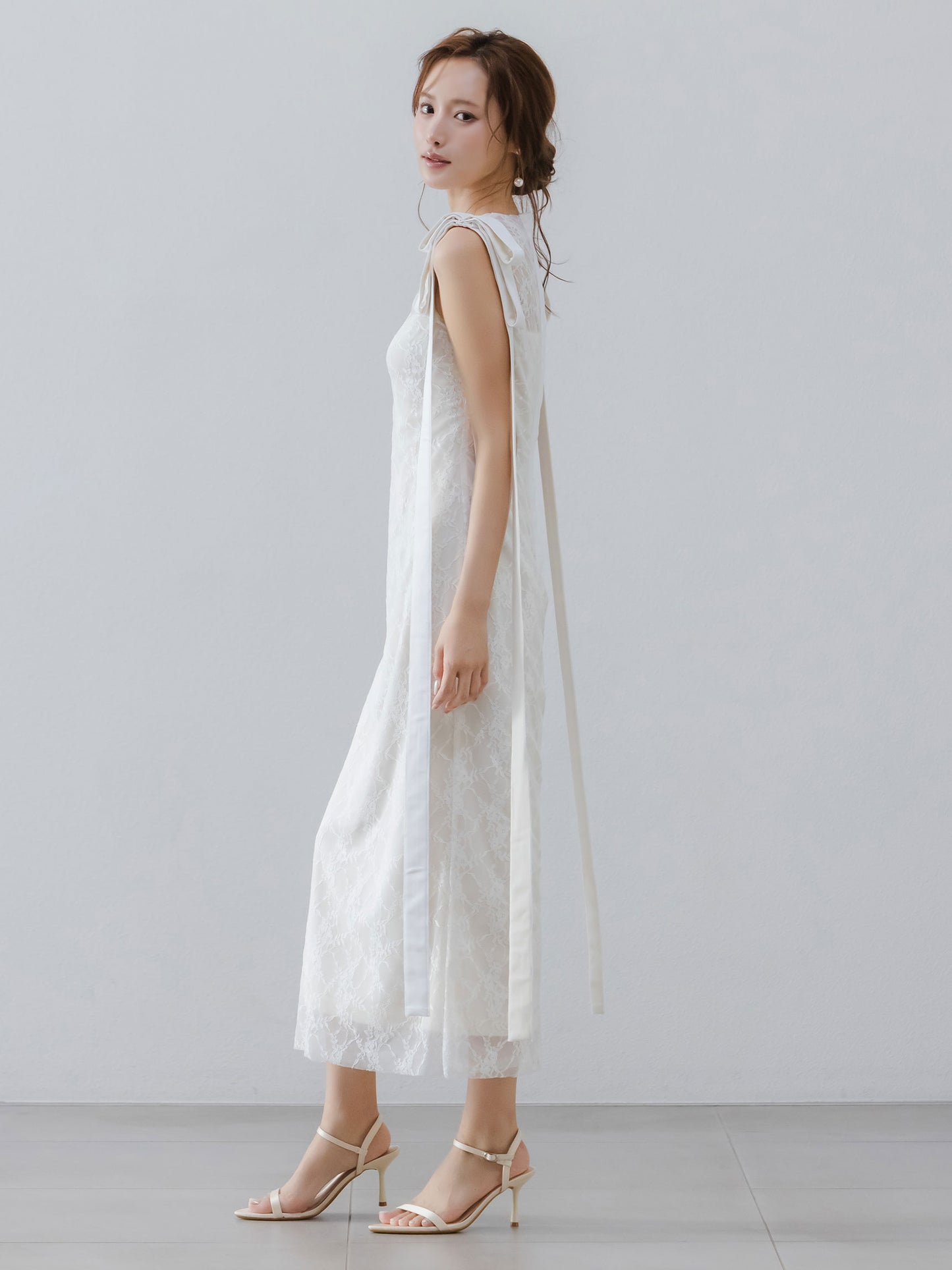 Serenade Ribbon Lace Dress