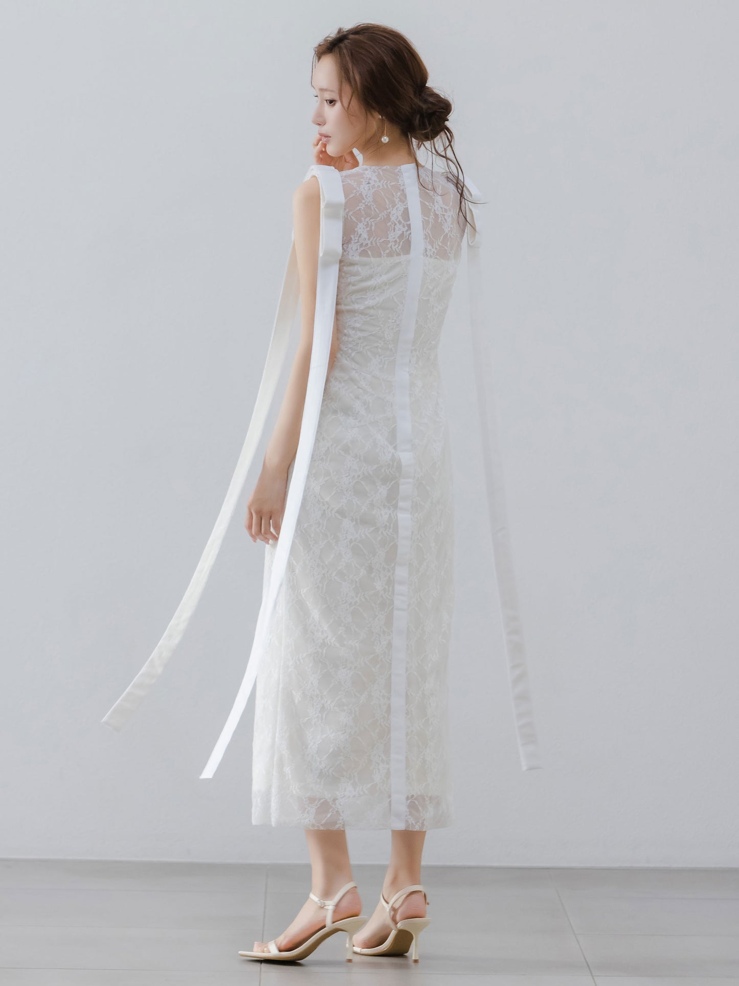 Serenade Ribbon Lace Dress