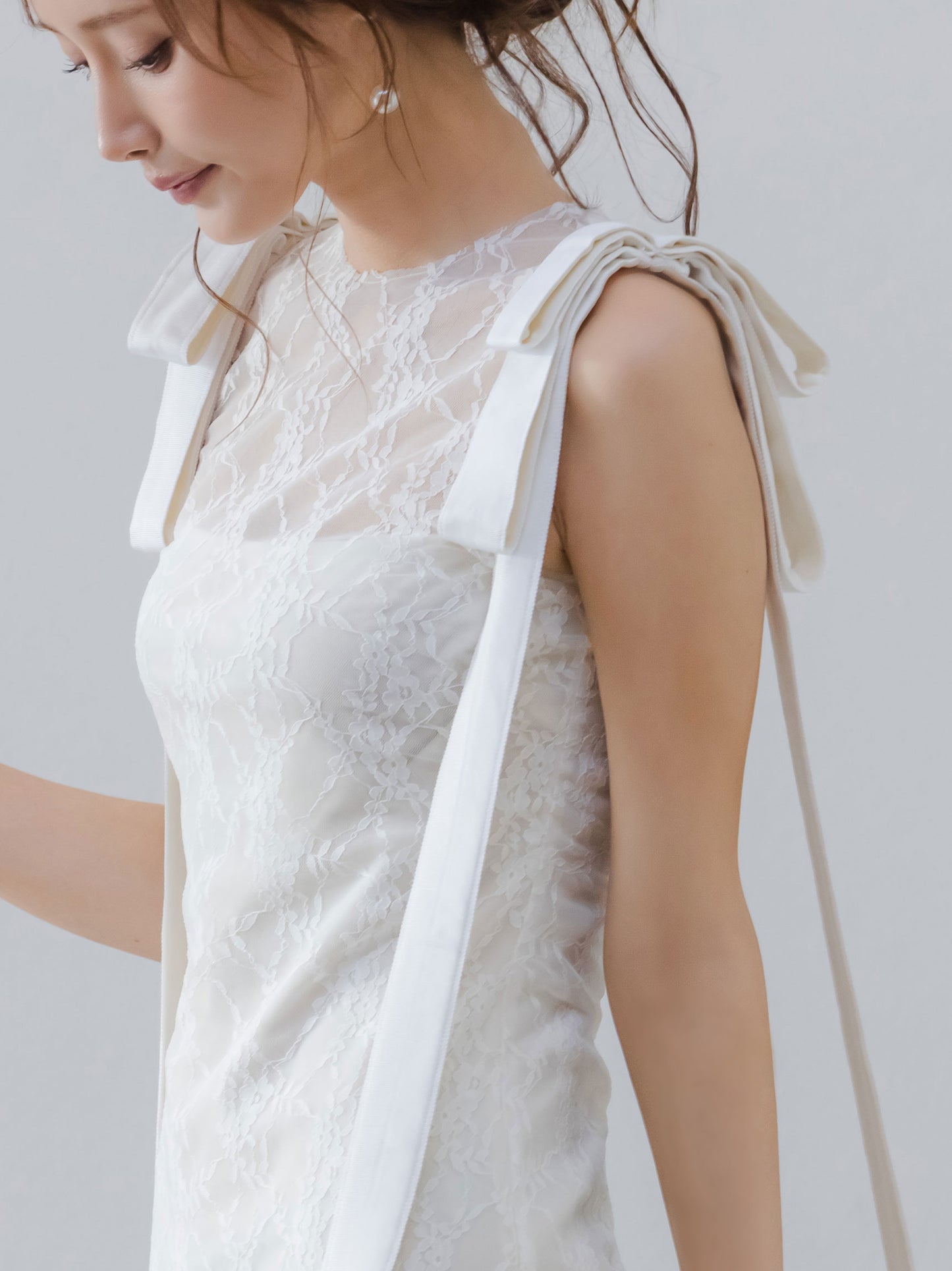 Serenade Ribbon Lace Dress