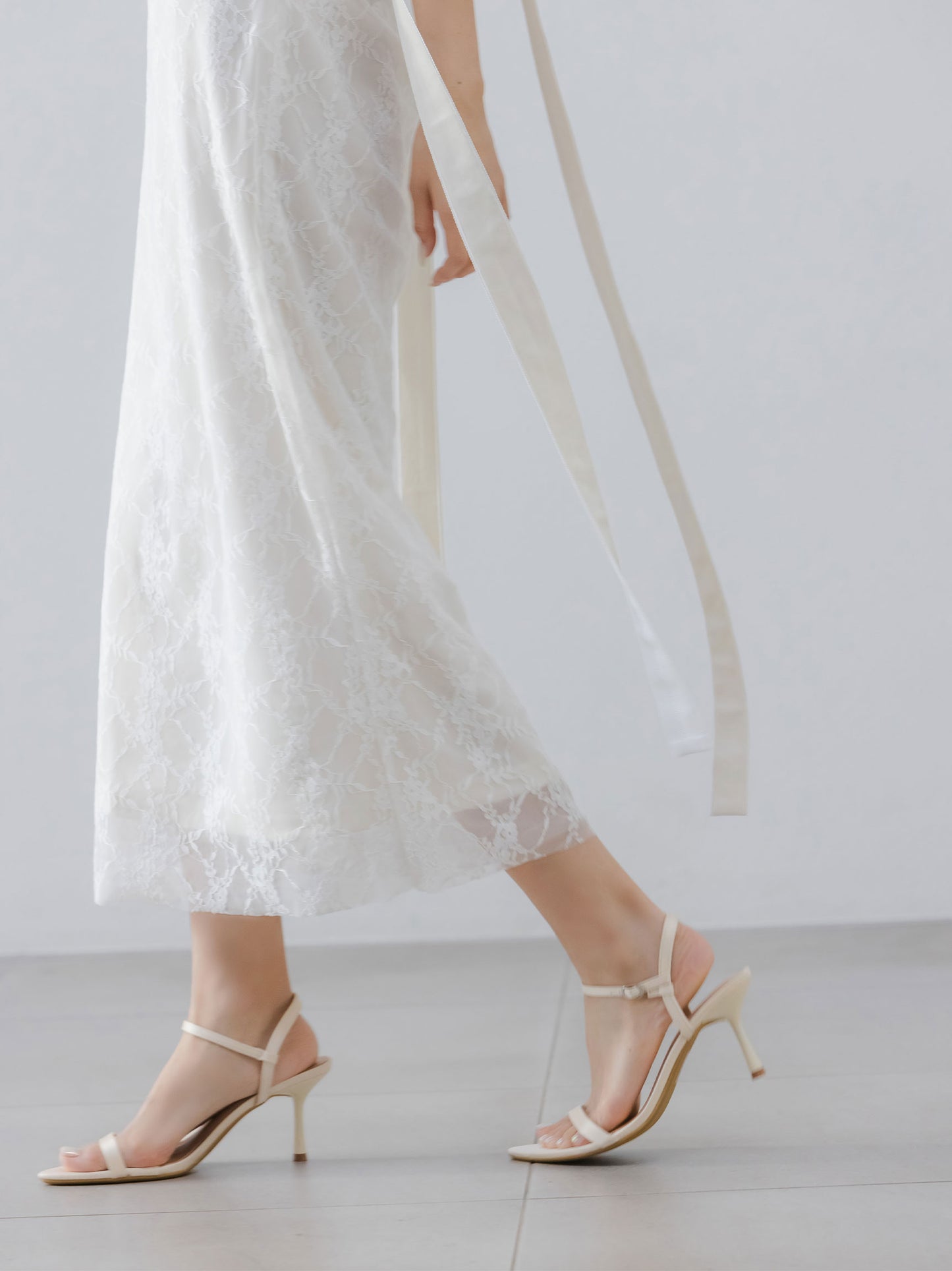 Serenade Ribbon Lace Dress