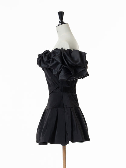 Petal Ruffle Dimension Dress