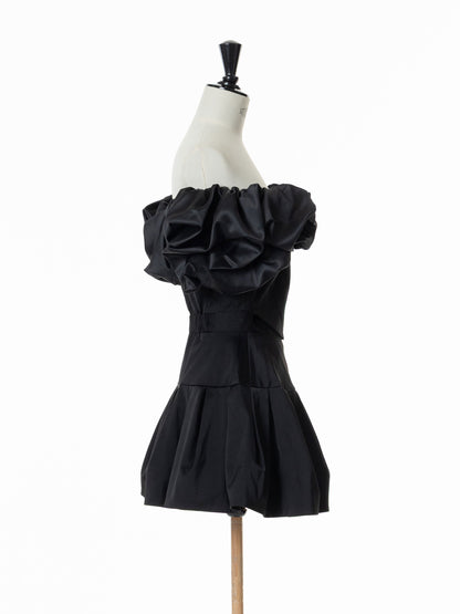 Petal Ruffle Dimension Dress