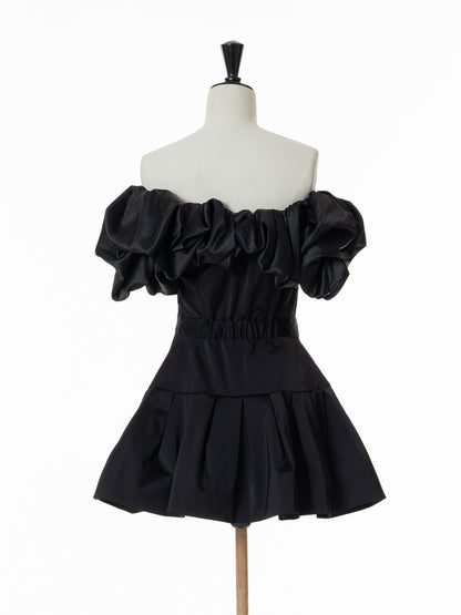 Petal Ruffle Dimension Dress