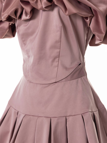 Petal Ruffle Dimension Dress