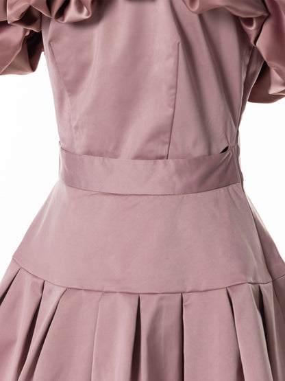 Petal Ruffle Dimension Dress