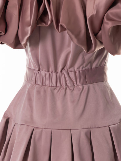 Petal Ruffle Dimension Dress