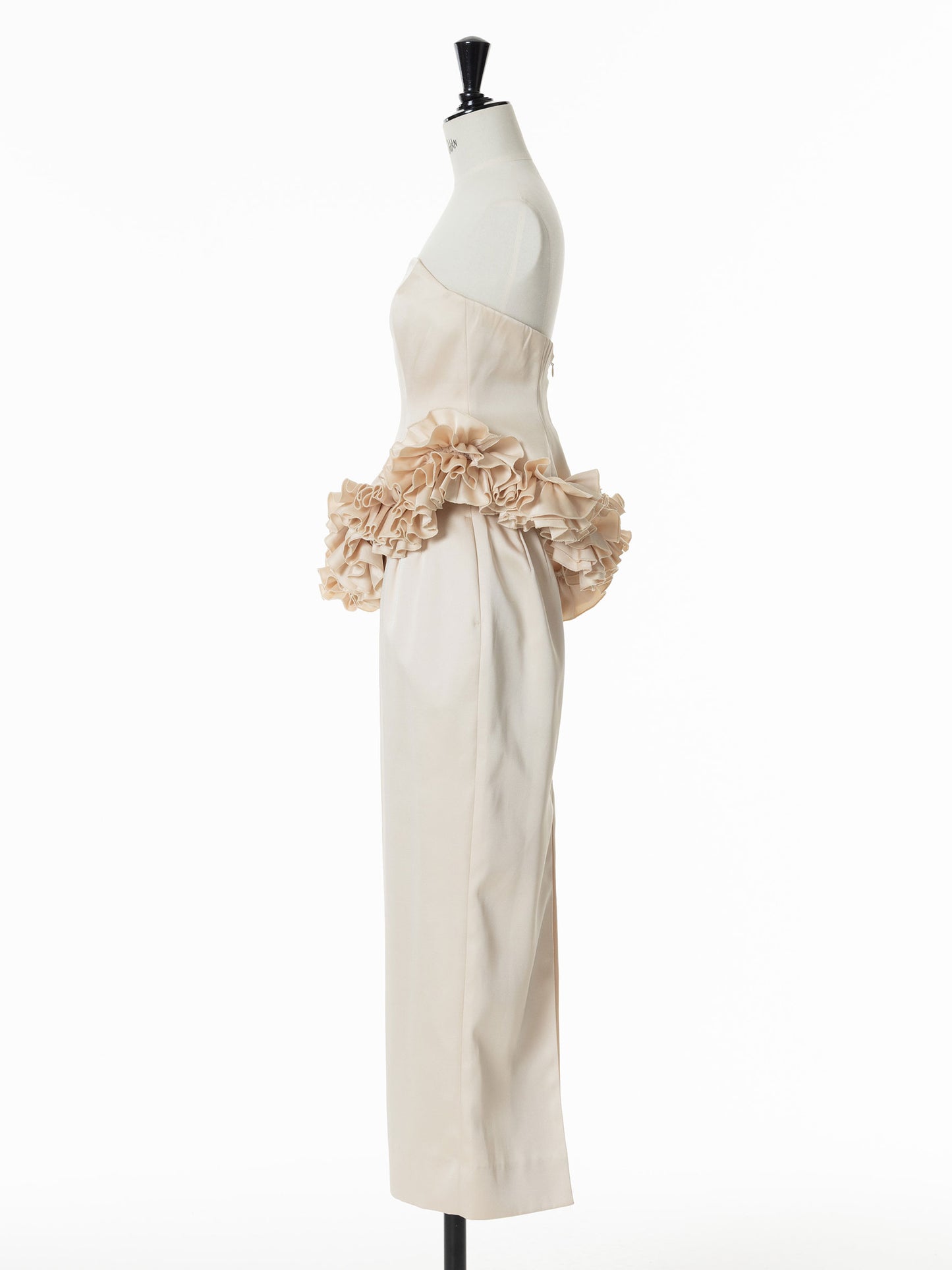 Petal Cascade Bare Dress