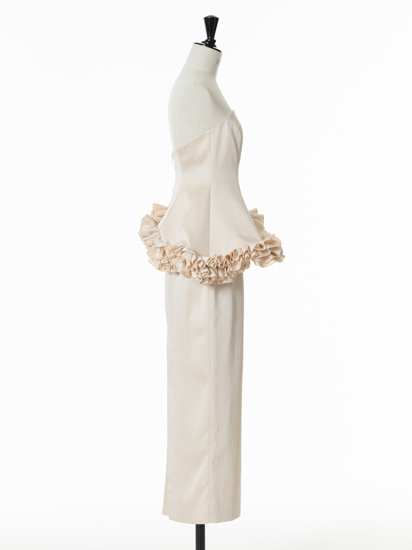 Petal Cascade Bare Dress