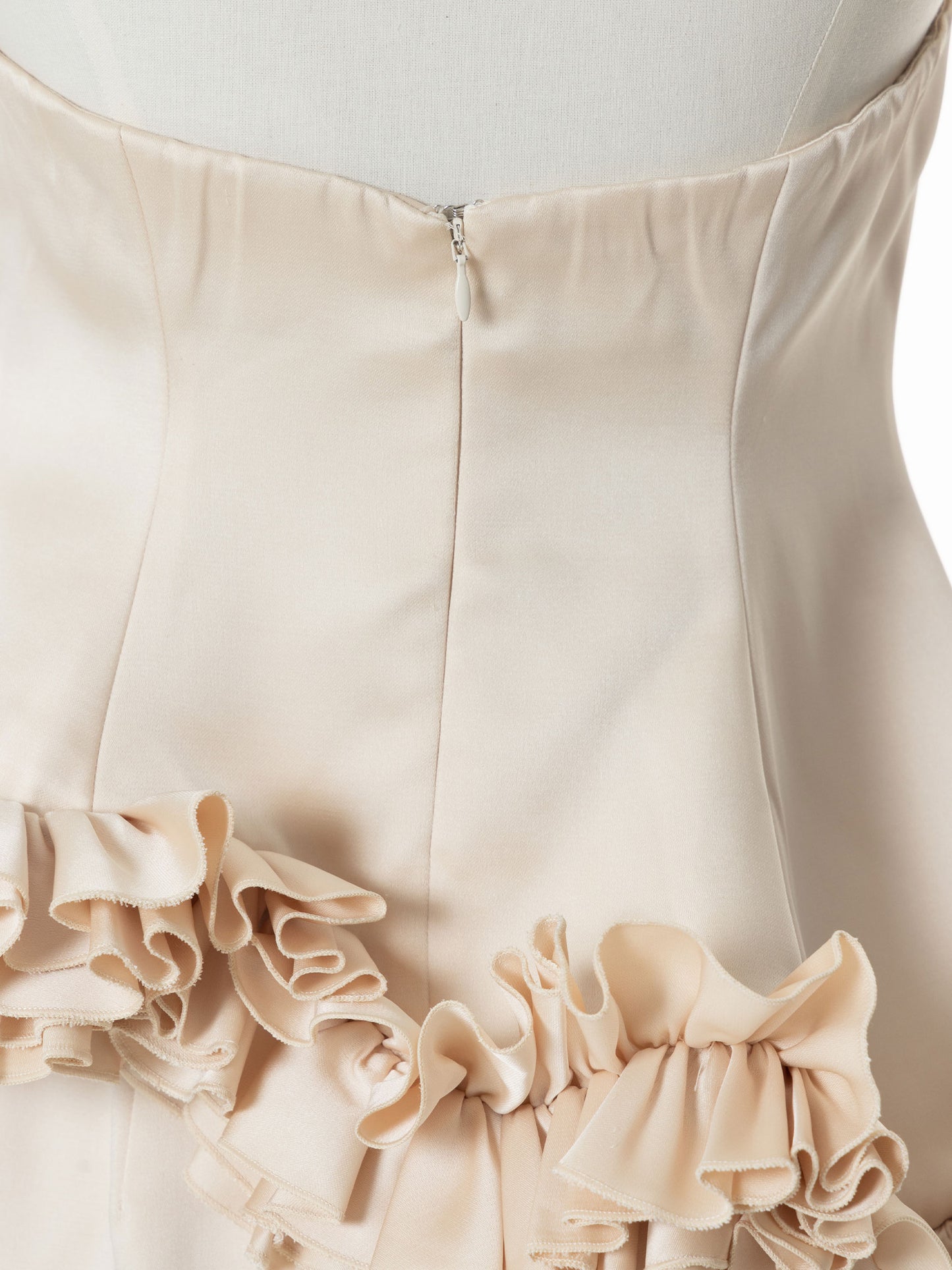 Petal Cascade Bare Dress