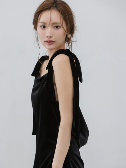 Mirage Pearl Velour Dress