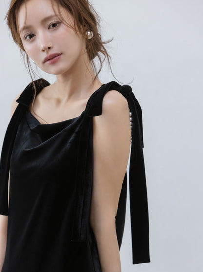 Mirage Pearl Velour Dress