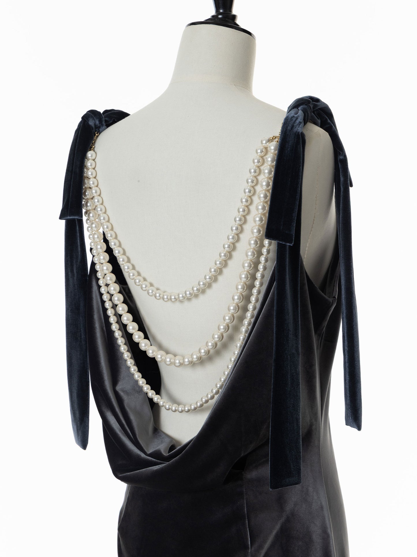 Mirage Pearl Velour Dress