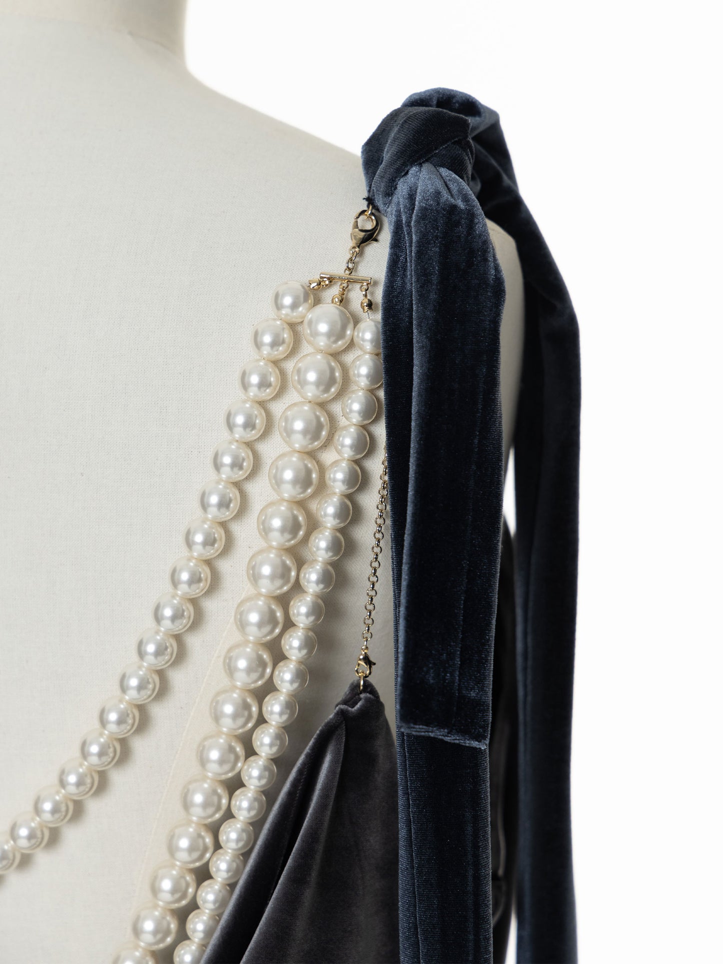 Mirage Pearl Velour Dress