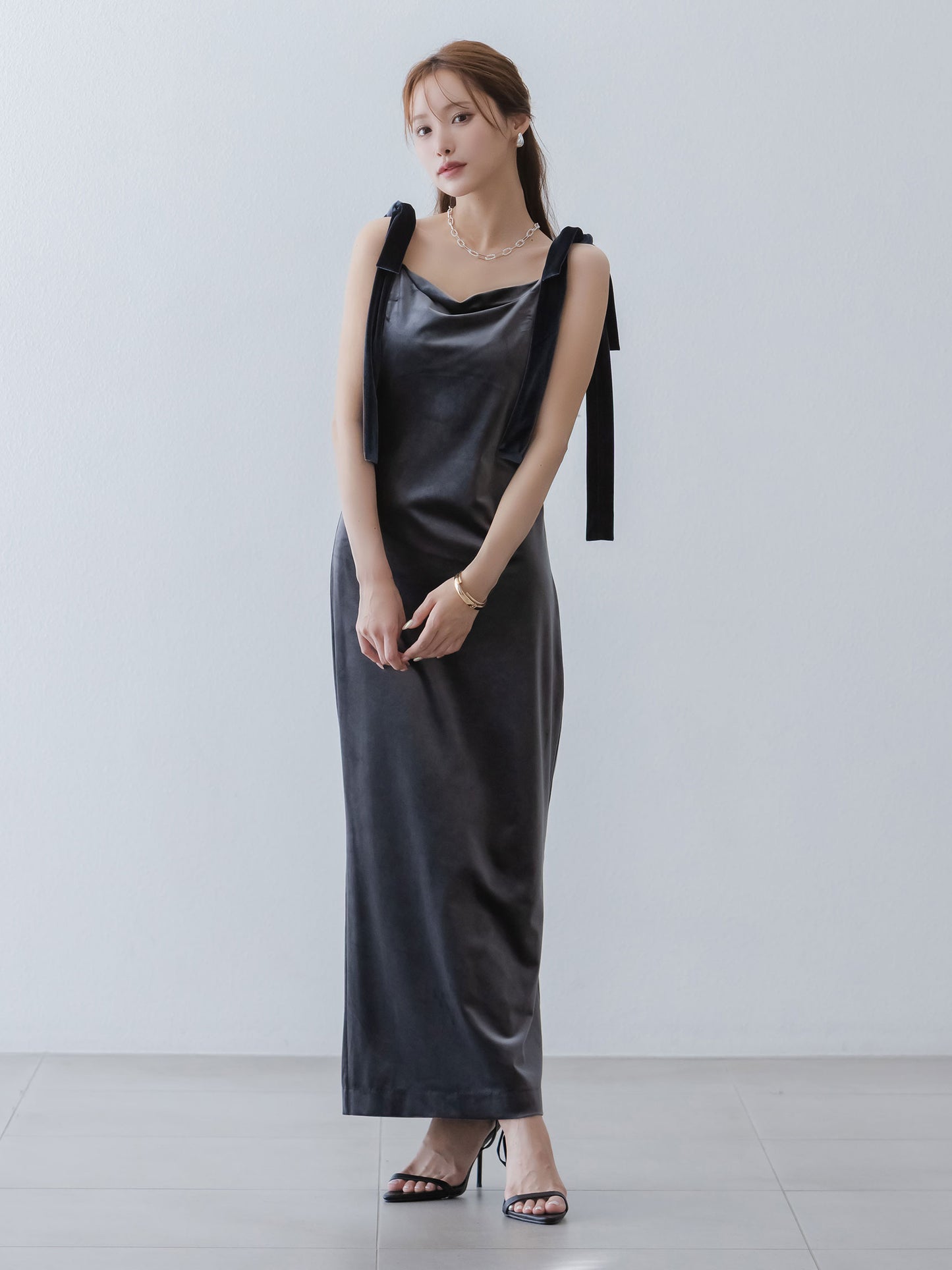 Mirage Pearl Velour Dress