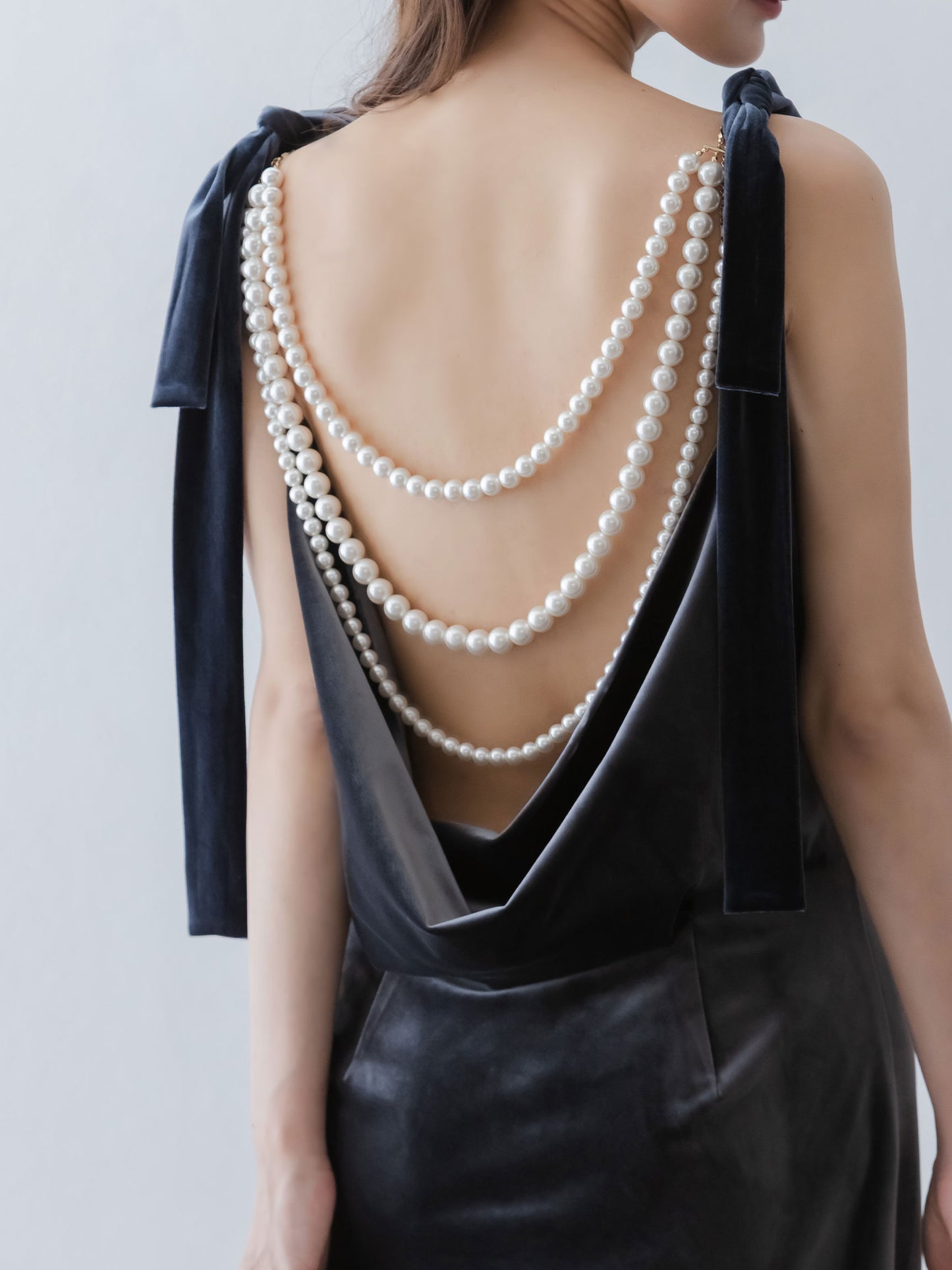 Mirage Pearl Velour Dress