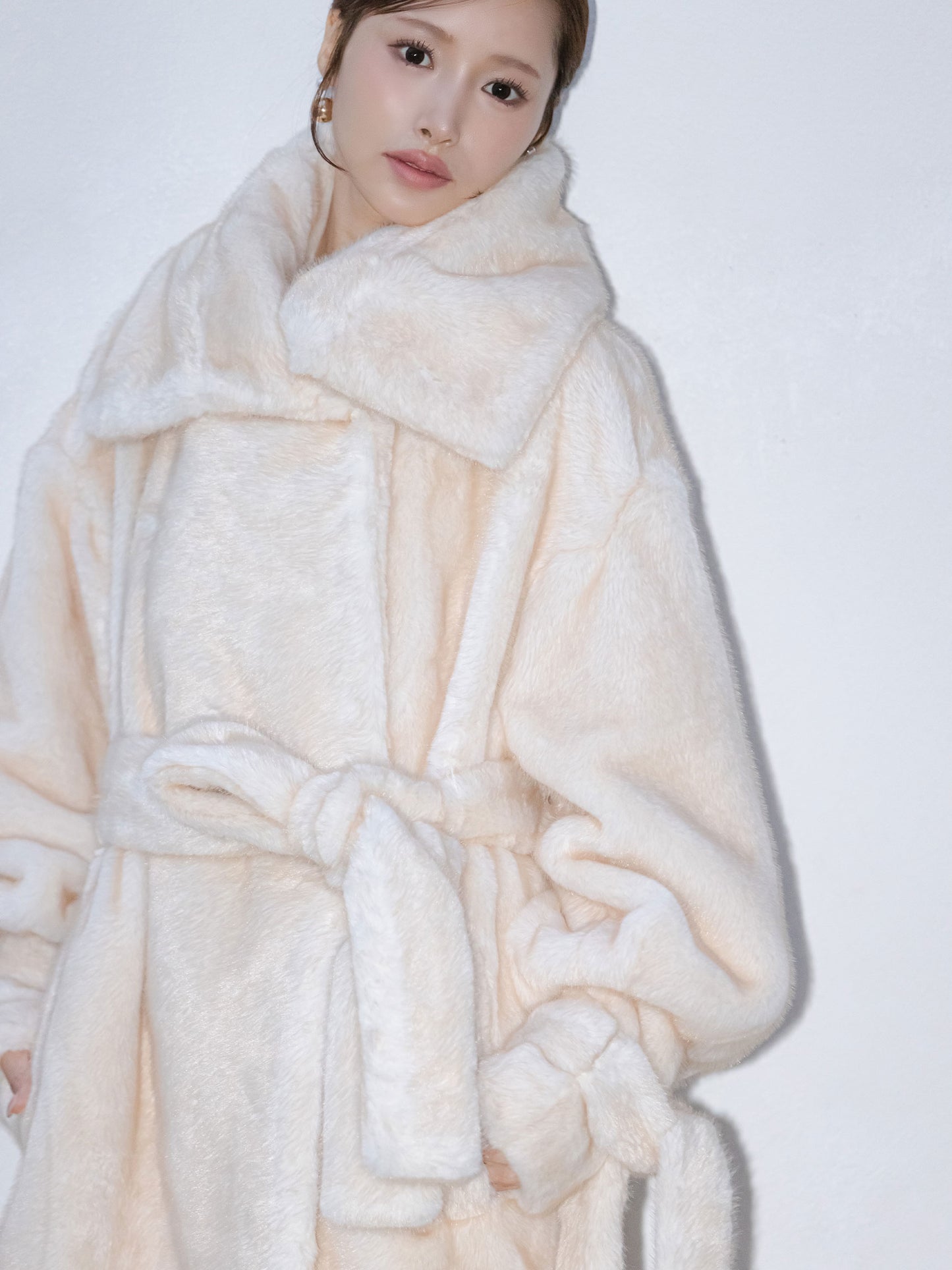 Moonlit Veil Fur Coat