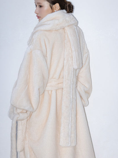 Moonlit Veil Fur Coat