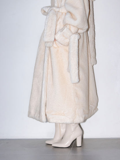 Moonlit Veil Fur Coat