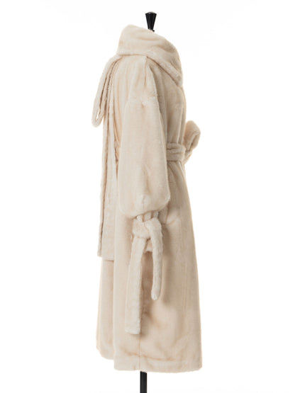 Moonlit Veil Fur Coat