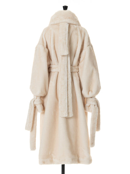 Moonlit Veil Fur Coat